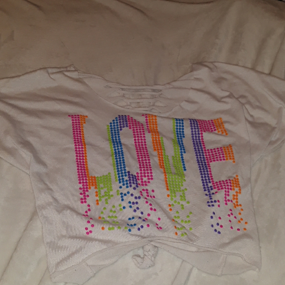LOVE crop top